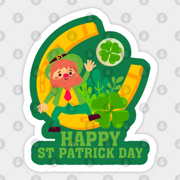 Happy st patrick day Sticker by malkoala